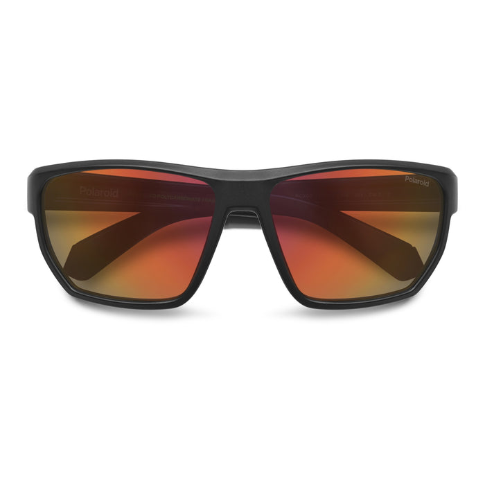 MATTE BLACK ORANGE / 60-15-135 / RED MULTILAYER POLARIZED
