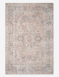 #color::blush-and-grey #size::2-3--x-3-9- #size::2-6--x-7-6- #size::3-6--x-5-6- #size::5--x-7-6- #size::7-6--x-9-6- #size::9--x-12- | Roze blush and grey power-loomed rug with medallion patterns