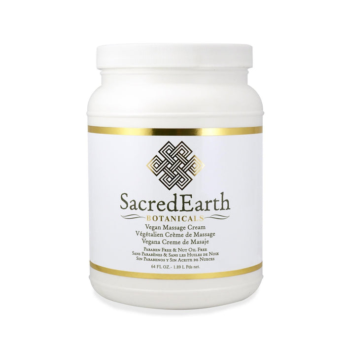 Massage Creams & Butters .5 gal Sacred Earth Botanicals Vegan Massage Cream
