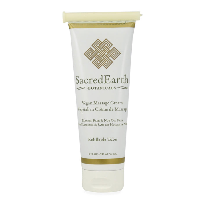 Massage Creams & Butters 8 oz Sacred Earth Botanicals Vegan Massage Cream