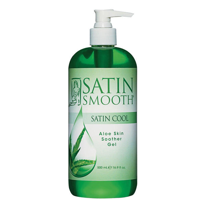 Post-Hair Removal Lotions, Gel 16 oz Satin Smooth Cool Aloe Vera Skin Soother