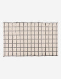 #size::1-9--x-2-10- | Sebou natural and black dotted machine washable mat