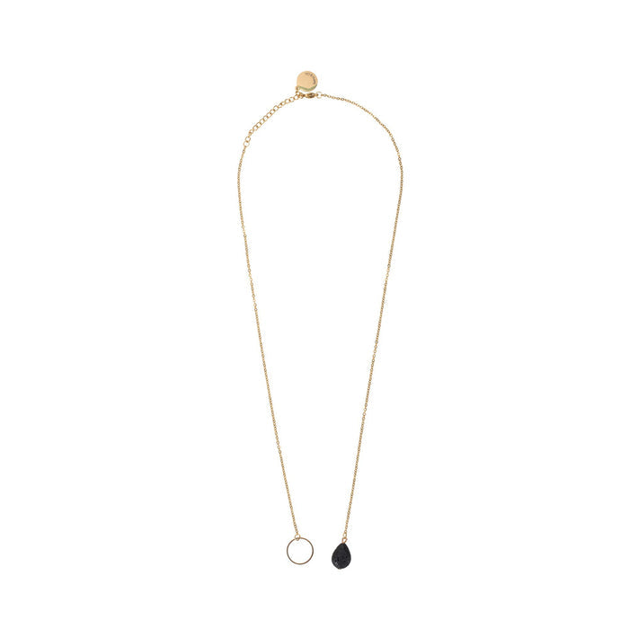 Serina & Company Tear Drop Lava Necklace