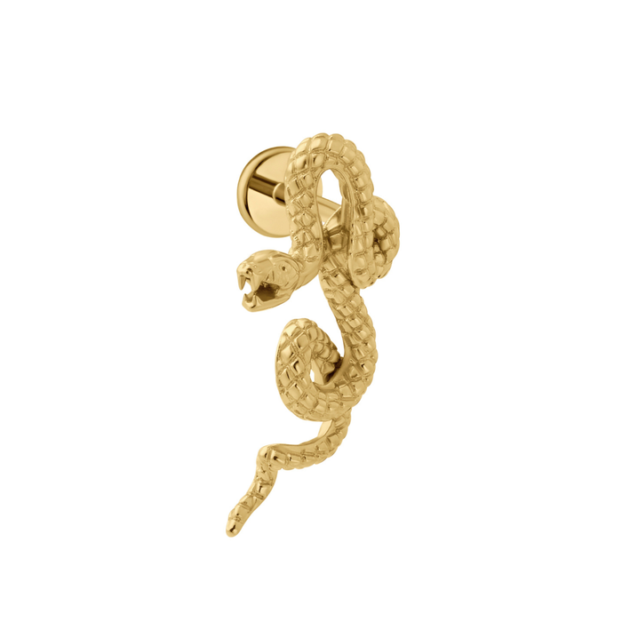 Serpentine Flat Back Stud