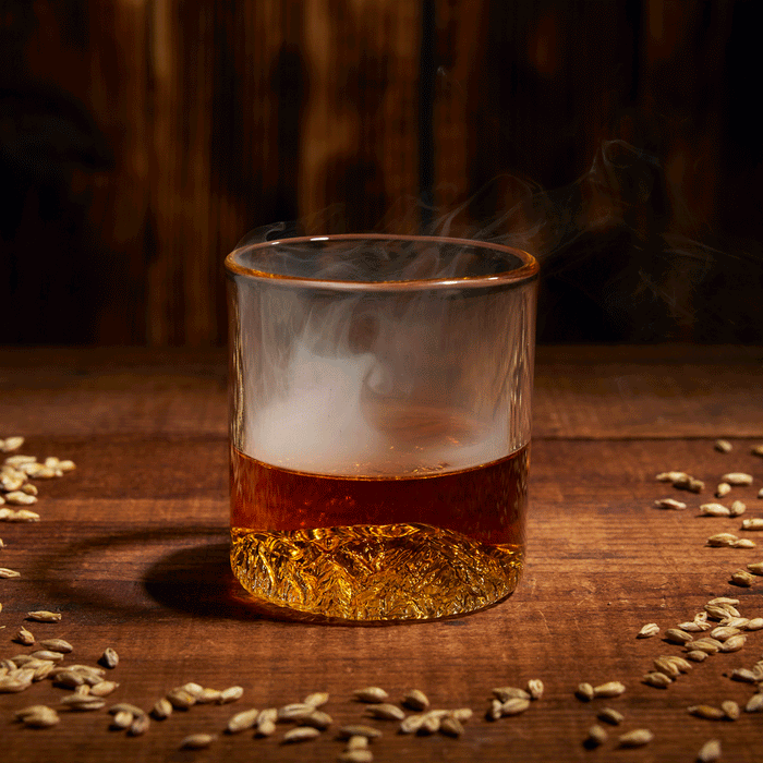 Smoky Mountains Handblown Tumbler