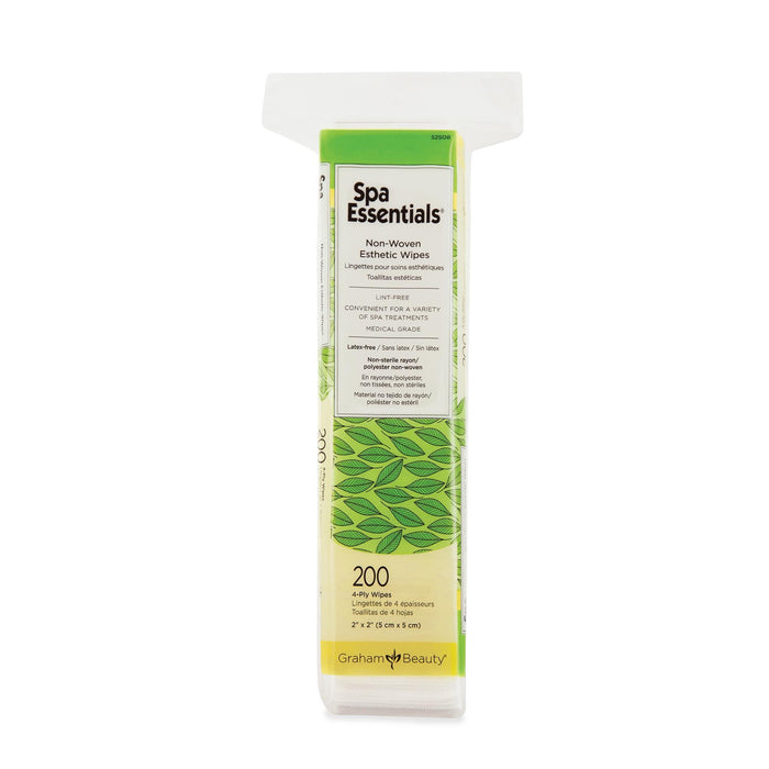 Cotton & Gauze Products 2x2 Spa Essentials Esthetic Wipes