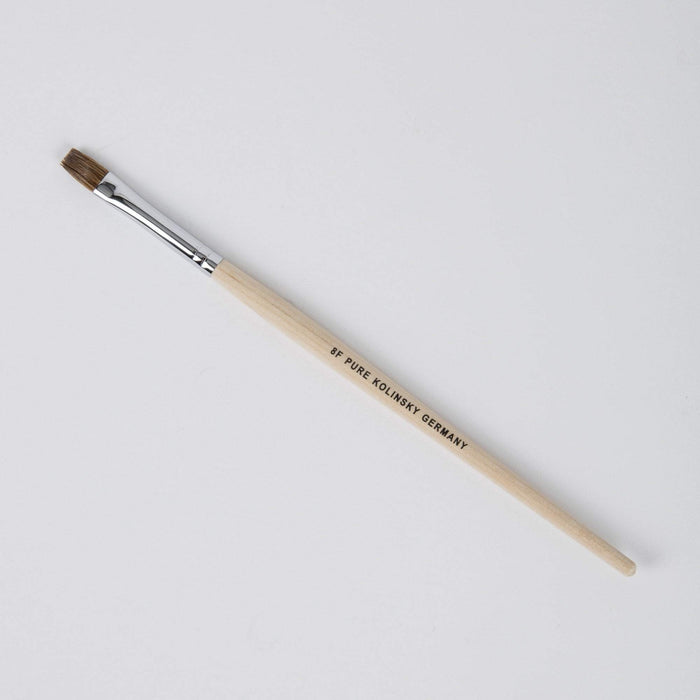 Nail Brushes & Cuticle Pushers Spade Kolinsky Gel Brush , #6 F and #8 F