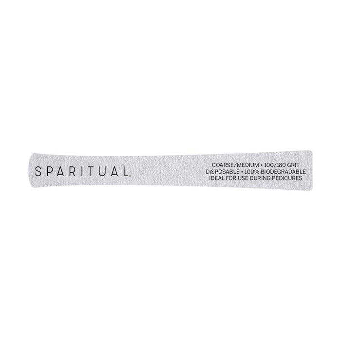 SpaRitual Zebra Board Eco-File Nail, 100/180 Grit, 5 ct