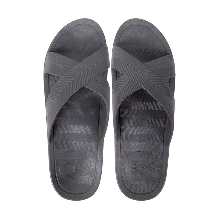 Sandals & Slippers Pebble Grey / Small Sposh Cross Strap Sandal