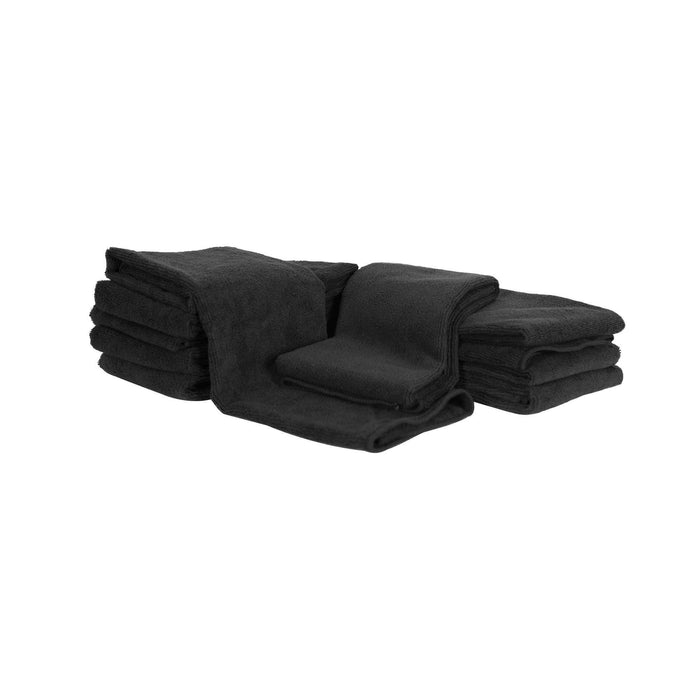 Treatment Towels Black Sposh Microfiber Towel / 10ct