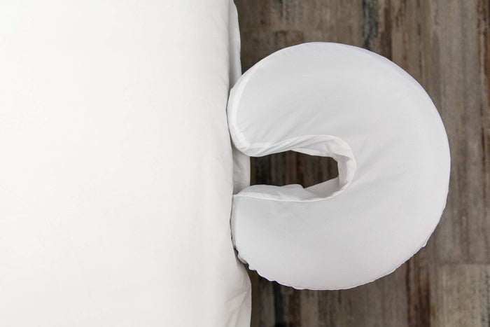 Sposh Premium Waterproof Microfiber Protective Face Rest Cover,  White
