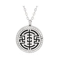 Jewelry Stainless Steel Orient Crystal Pendant