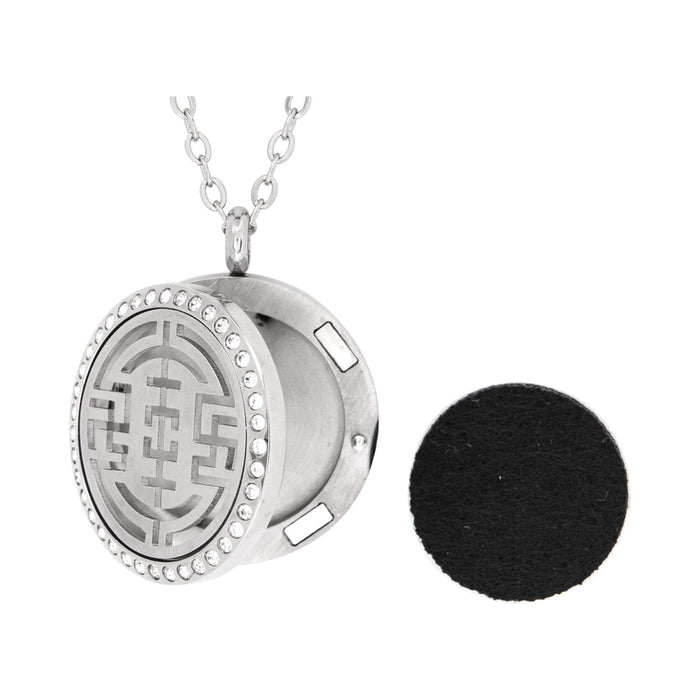 Jewelry Stainless Steel Orient Crystal Pendant