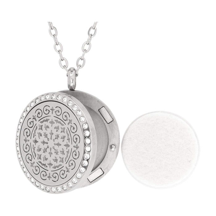 Jewelry Stainless Steel Siren Crystals Pendant