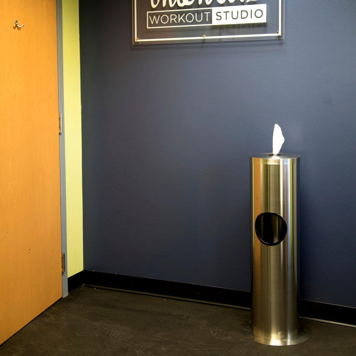 Stainless Steel Wipe Dispenser, Floor Style