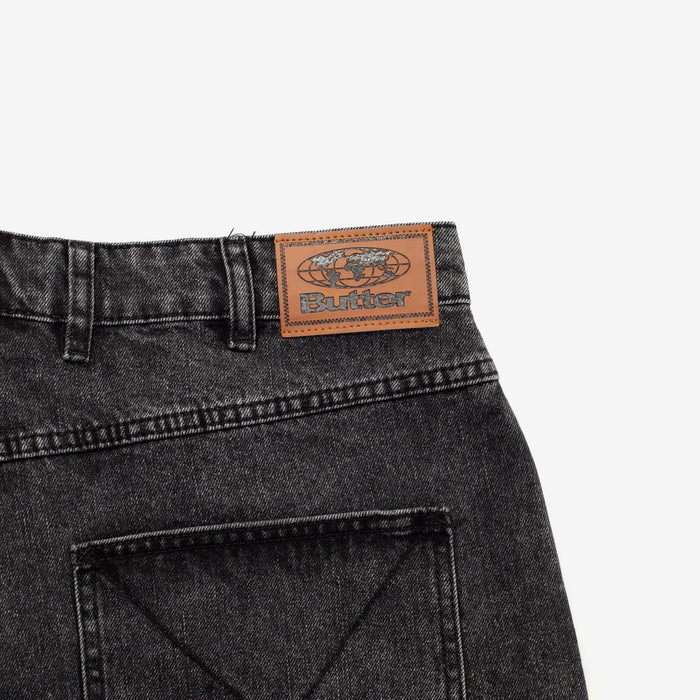 Stitch Denim Shorts