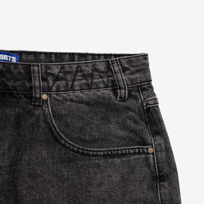 Stitch Denim Shorts