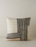 | Striations Silk Throw Pillow by Elan Byrd.