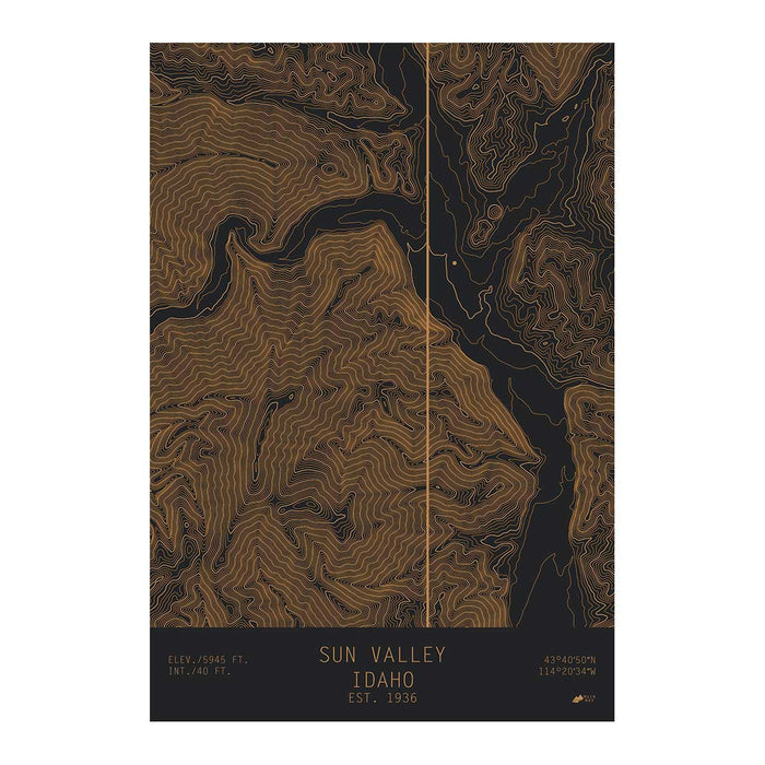Sun Valley, Idaho - No Frame - North Drinkware