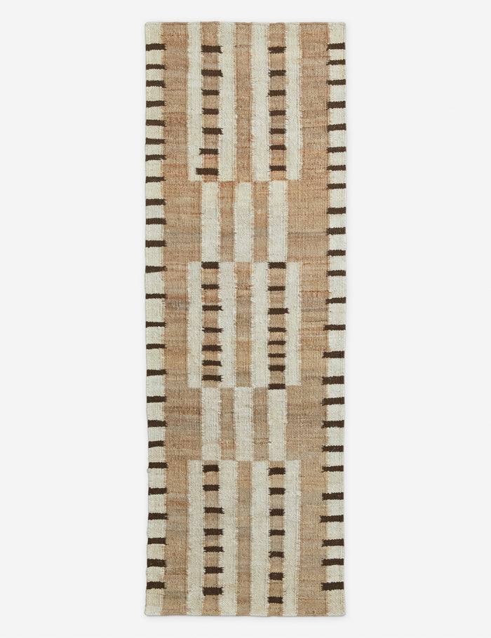 #size::2-6--x-8--runner | Tempo Flatweave Jute Runner Rug by Elan Byrd.