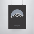 The Mt. Rainier New Original Poster - North Drinkware