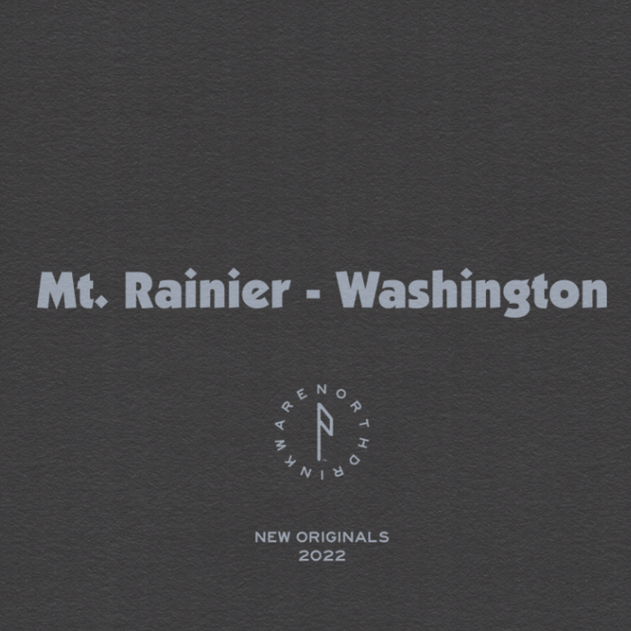 The Mt. Rainier New Original Poster - North Drinkware
