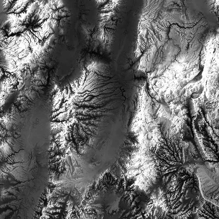 Utah Elevation Map - No Frame - North Drinkware