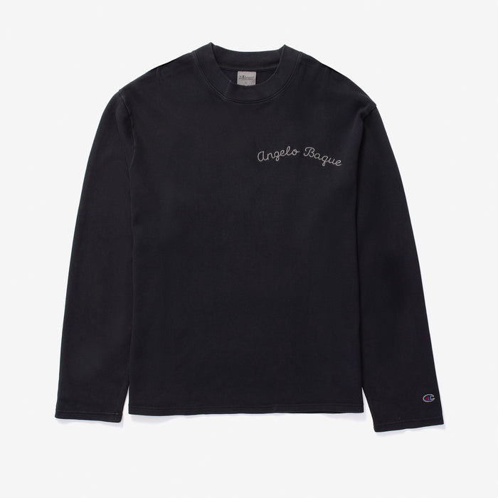 Vintage Dye LS Mock Neck Tee x Angelo Baque | GP204411-XAQDG