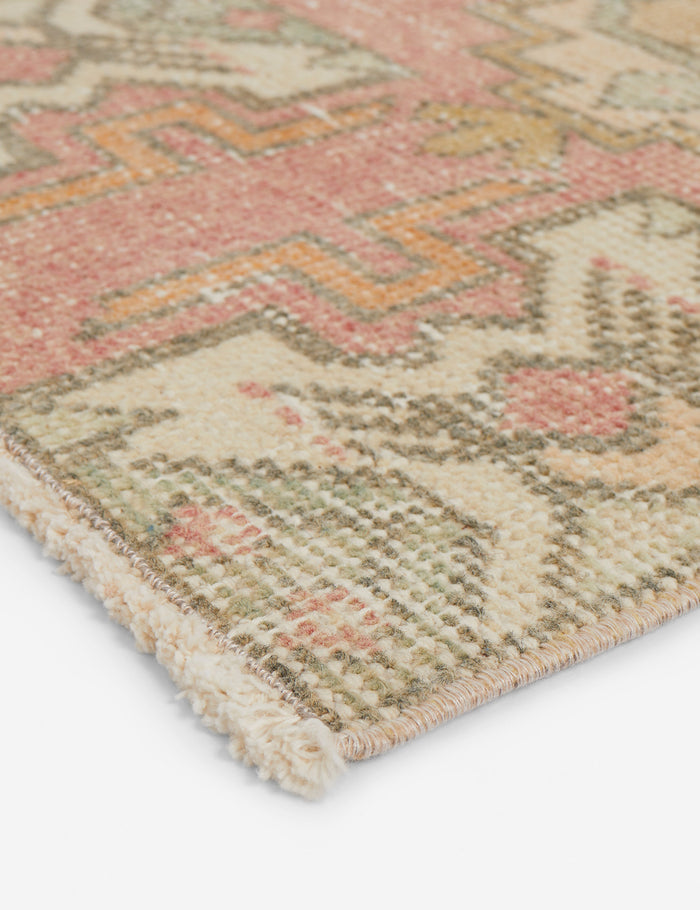 Vintage Turkish Mini Rug No. 84, 1'5" x 2'11"