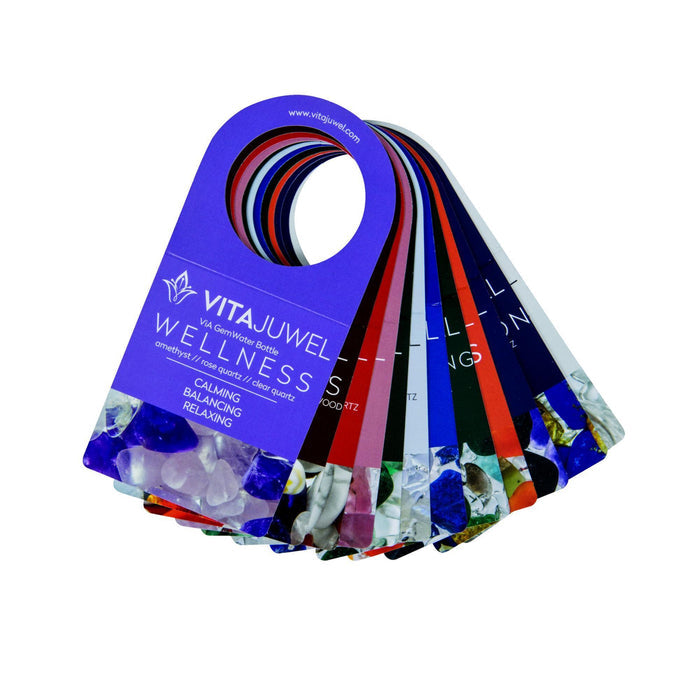 VitaJuwel ViA Bottle Hang Tags, 12 pc