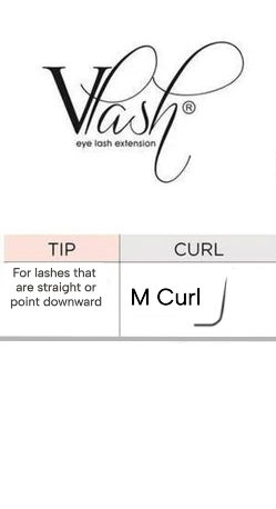 Vlash Faux Mink Lashes M-Curl, Black Lashes 5000 ct., 1-Tray