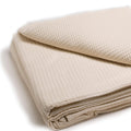 Blankets, Coverlets & Throws Ecru / Single Waffle Weave Blanket