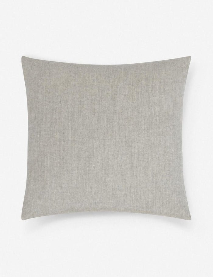 #size::18--x-18- | The gray back on the Whitehaven indoor and outdoor square pillow