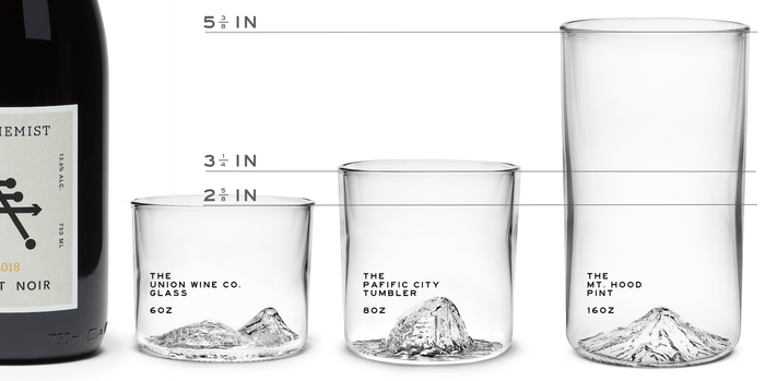 The Willamette Valley Wine Glass - North Drinkware