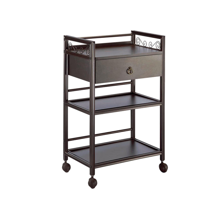 Trolleys & Carts Wooden Retro Esthetician Trolley Brown