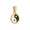 Yin Yang Enamel Necklace Charm